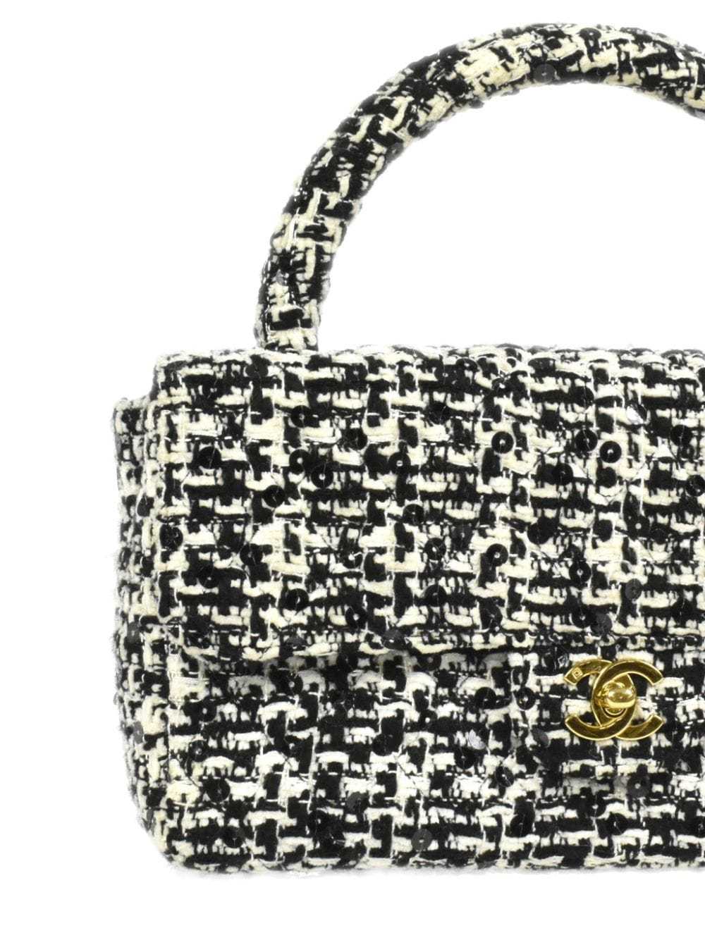 CHANEL Pre-Owned 1995 tweed Classic Flap handbag … - image 3