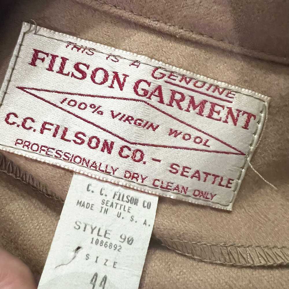 Filson $395 Vintage FILSON Men's Seattle Wool Jac… - image 10
