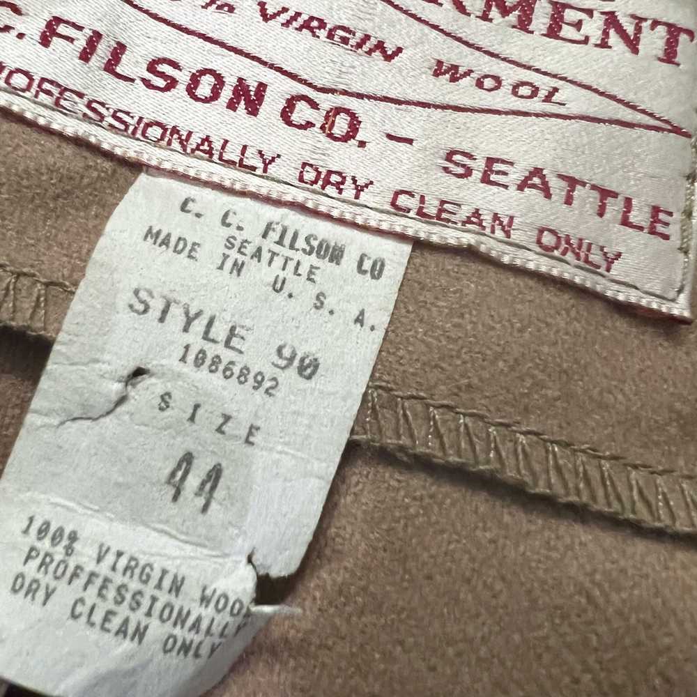 Filson $395 Vintage FILSON Men's Seattle Wool Jac… - image 11