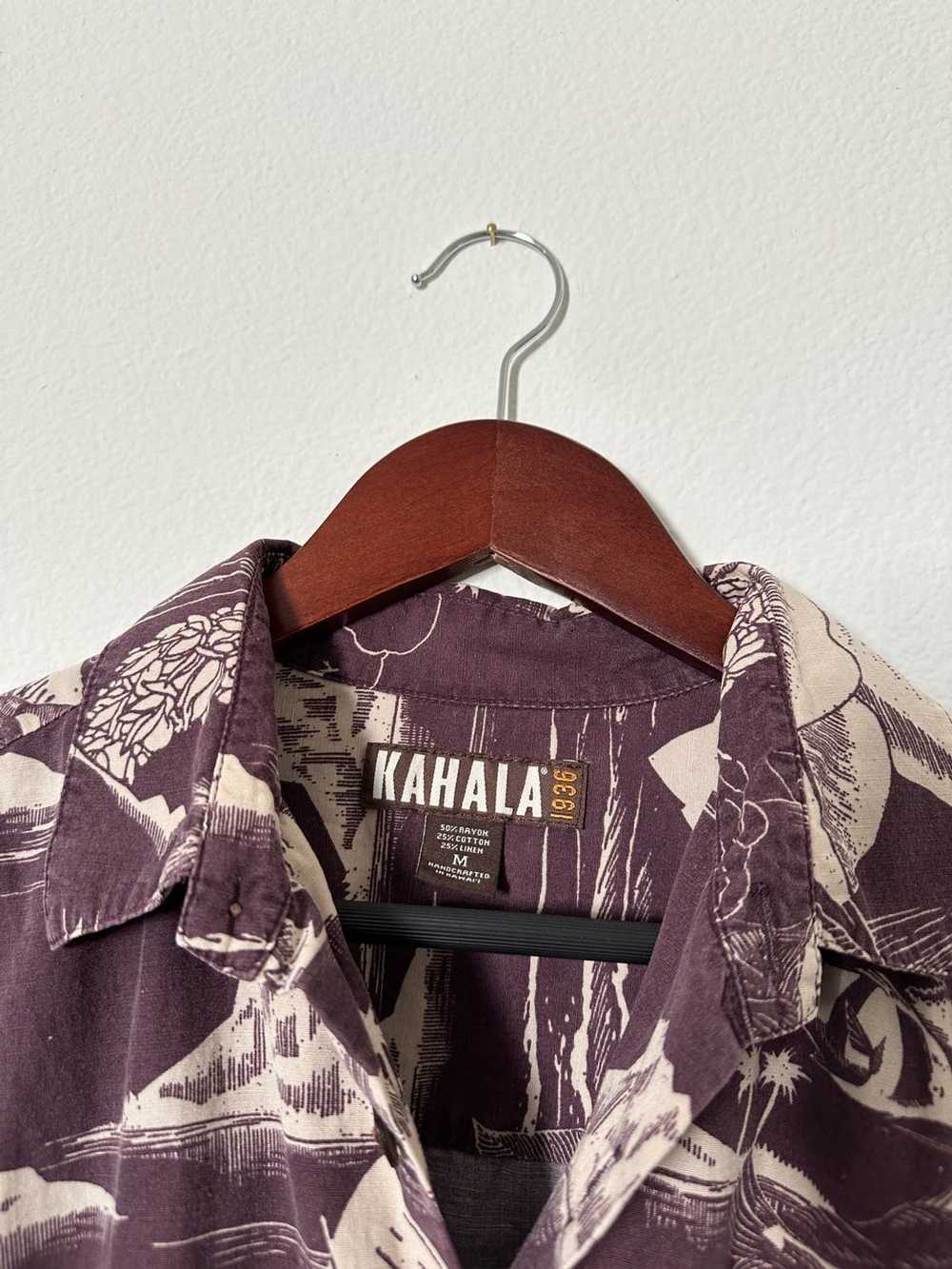 Hawaiian Shirt × Vintage Vintage Kahala linen Haw… - image 4