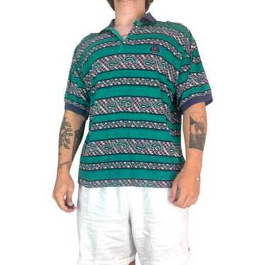 Vintage 90s paisley polo - Gem