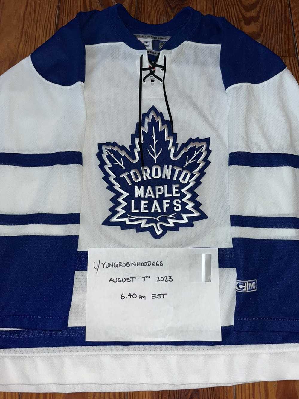 Ccm CCM Vintage Maple Leafs Away Jersey - image 1