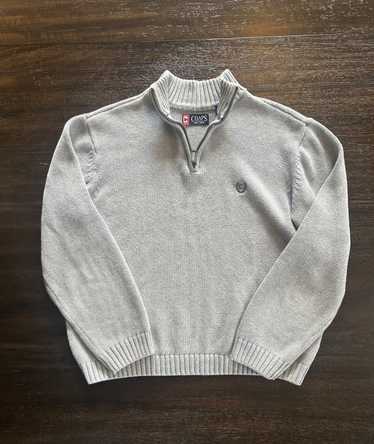 Chaps × Vintage Chaps Light Grey Pullover Sweater