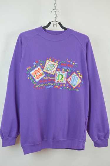 Vintage Naf Naf Sweatshirt Naf Naf Art Design Sweatshirt Size XS 