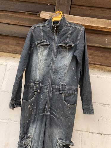 Japanese Brand Overalls Jeans Lowbox Show Off