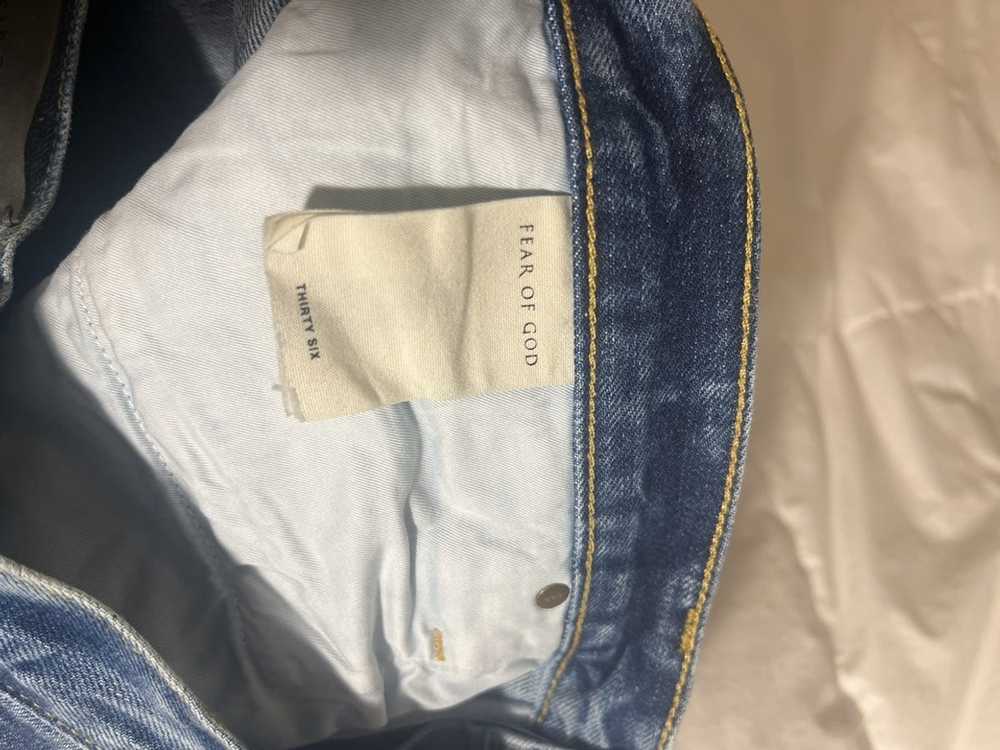 Fear of God Fear of God Holy blue water denim jea… - image 10