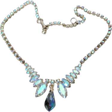 GLAMOROUS Rhinestone Glass Necklace,Swarovski Cry… - image 1