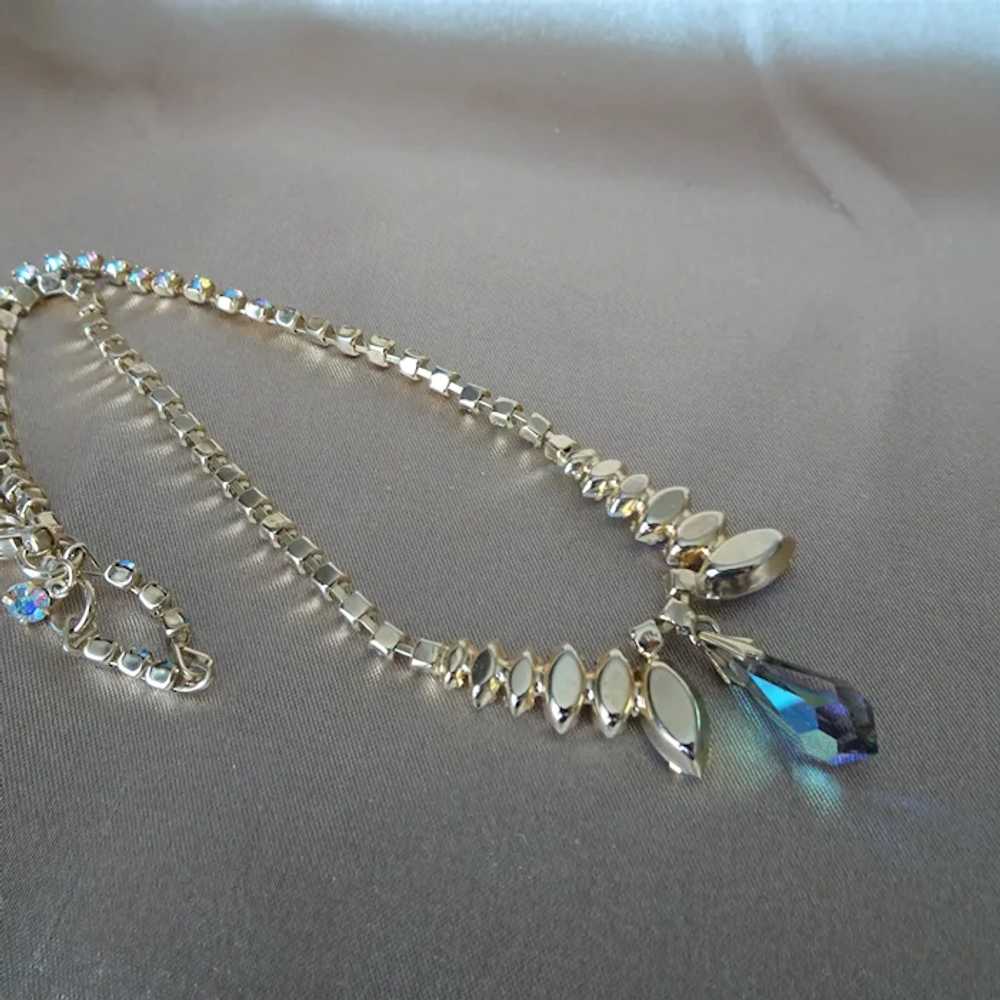 GLAMOROUS Rhinestone Glass Necklace,Swarovski Cry… - image 5