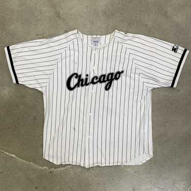 Vintage STARTER Jersey White Sox Baseball Medium 