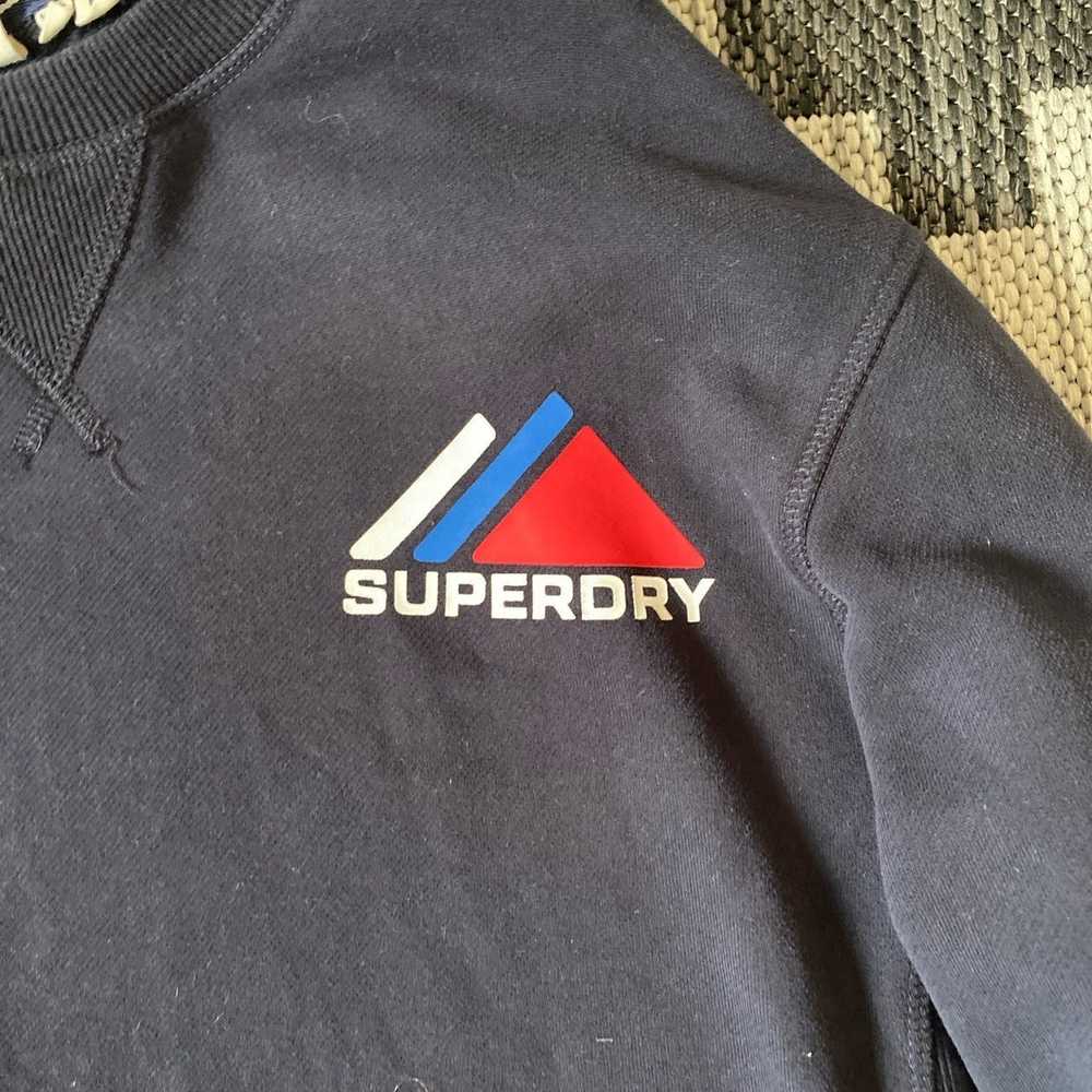 Superdry Blue vintage crewneck - Medium - image 2