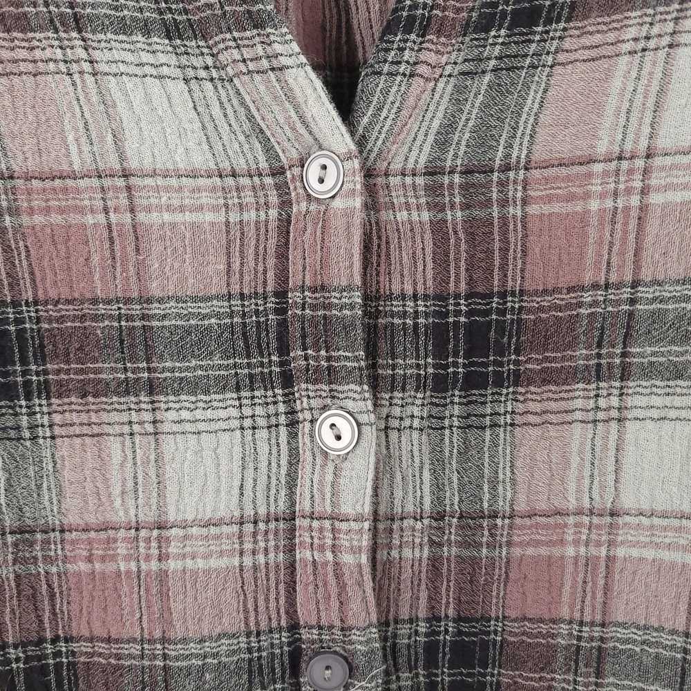 Other Garnet Hill Plaid Lightweight Gauze Shirt D… - image 10