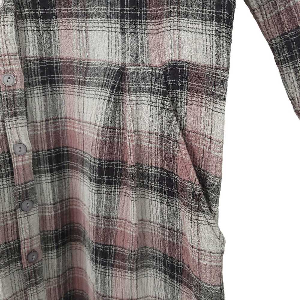 Other Garnet Hill Plaid Lightweight Gauze Shirt D… - image 12