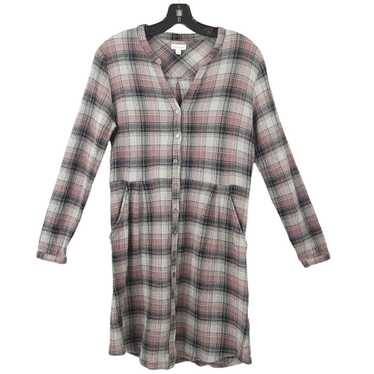 Other Garnet Hill Plaid Lightweight Gauze Shirt D… - image 1