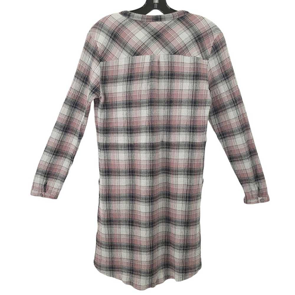 Other Garnet Hill Plaid Lightweight Gauze Shirt D… - image 2