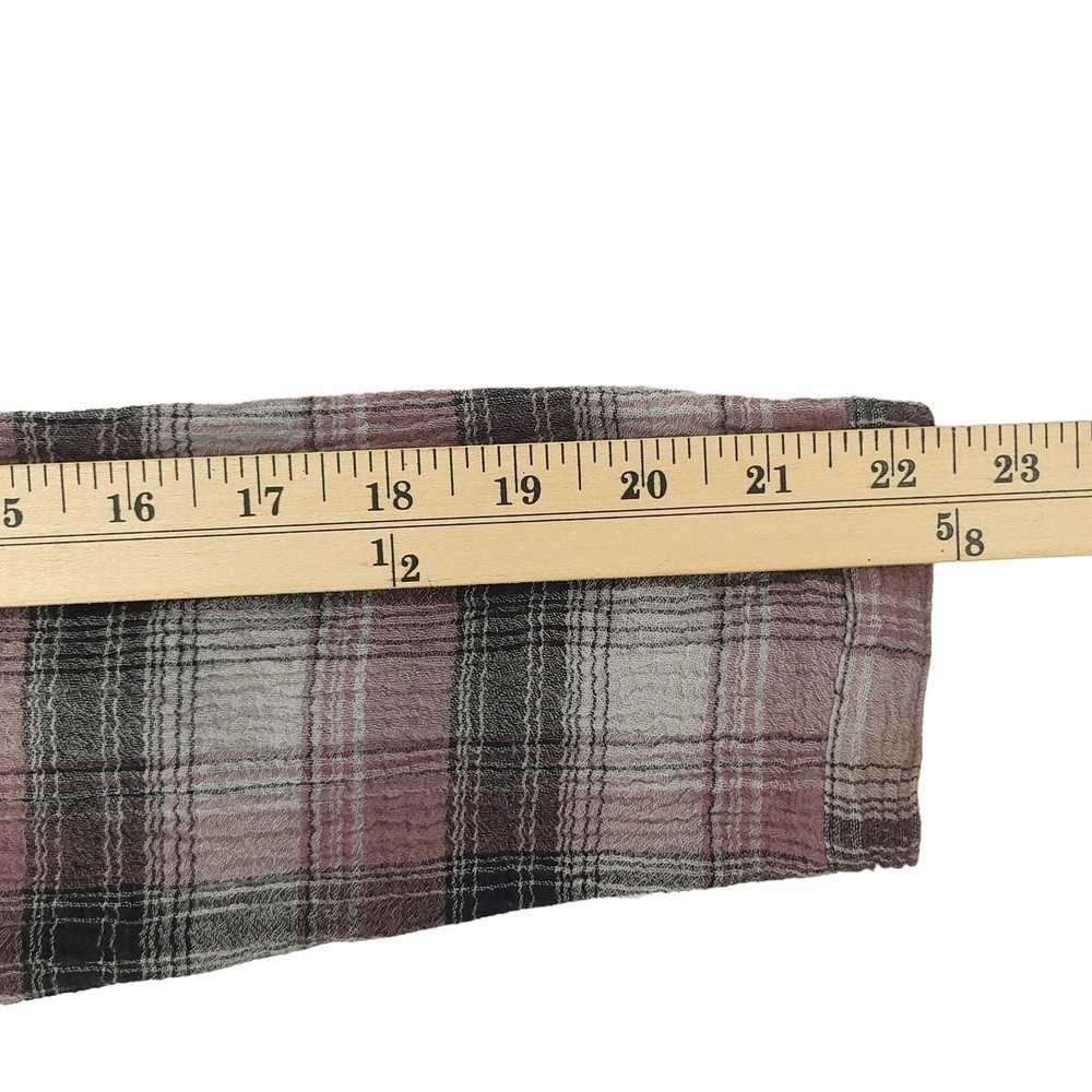 Other Garnet Hill Plaid Lightweight Gauze Shirt D… - image 5