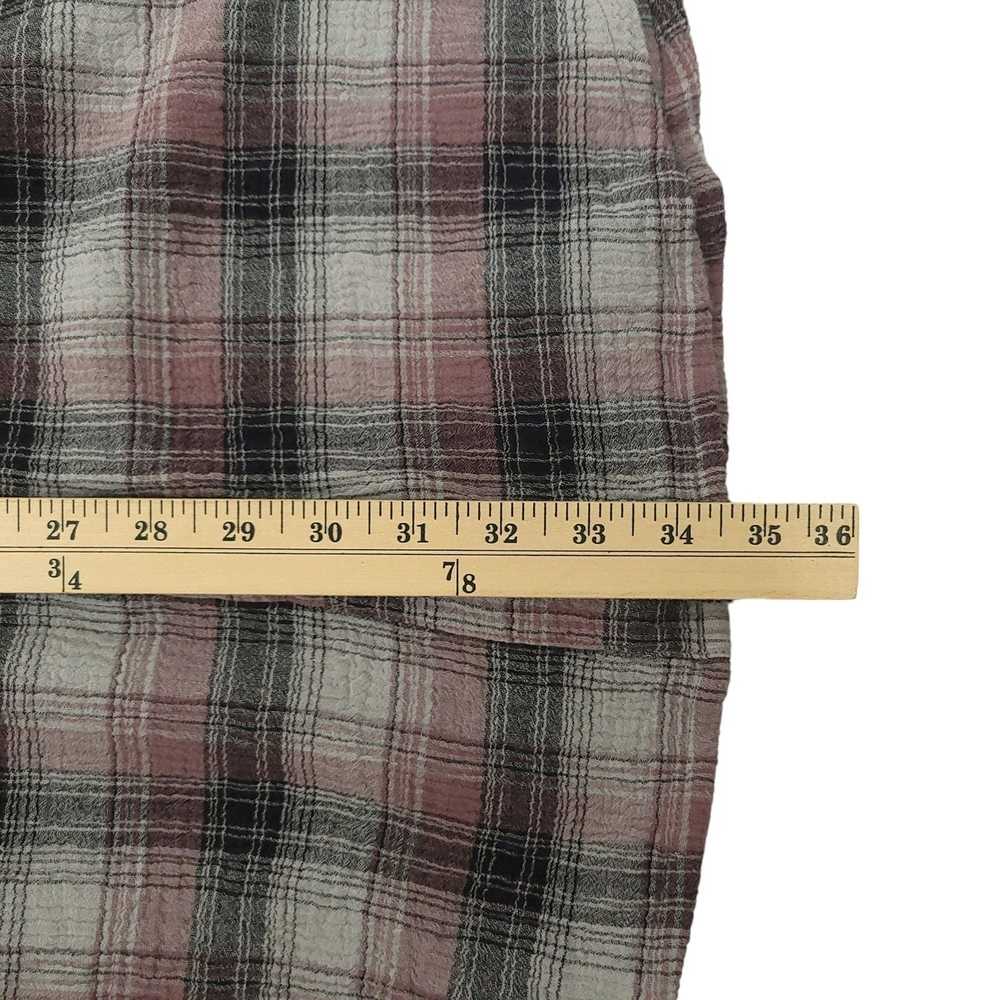 Other Garnet Hill Plaid Lightweight Gauze Shirt D… - image 6