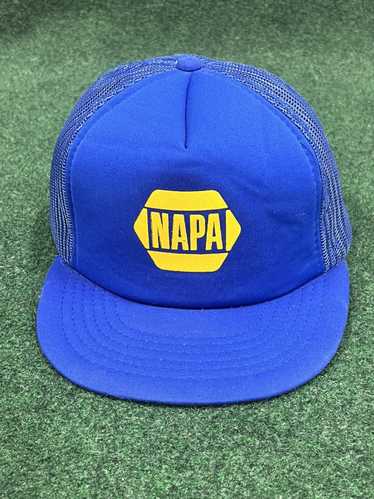 Snap Back × Trucker Hat × Vintage 80s NAPA Auto Pa