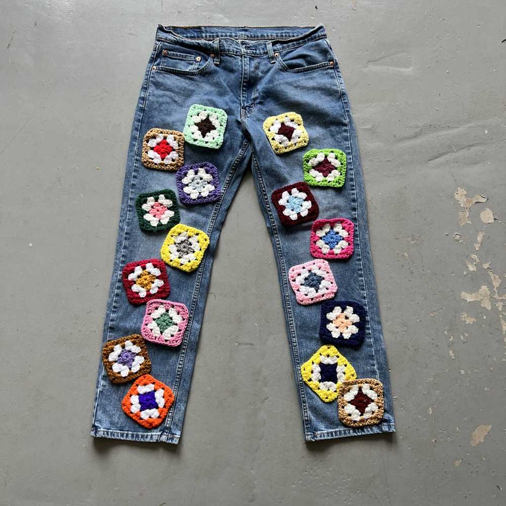 Prolific Granny Square Jeans Crochet Custom like Kapi… - Gem