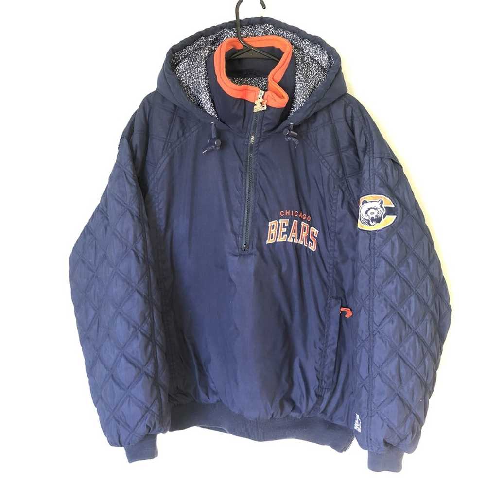 Starter × Vintage Chicago Bears Quarter Zip Coat - image 3