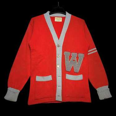 Vintage VTG 70s Athletic Knitwear Letterman Sweate