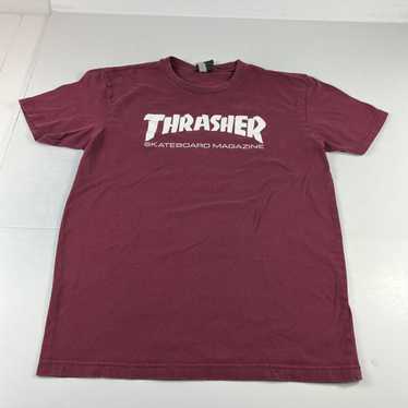 Thrasher Thrasher Magazine Red Faded Spell Out Log