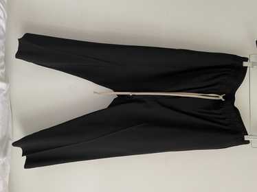 Rick Owens Black Wool Drawstring Cropped Astaires… - image 1