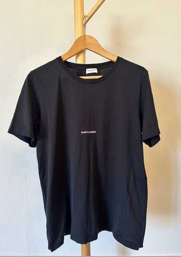 Saint Laurent Paris Rive Gauche Black Tshirt