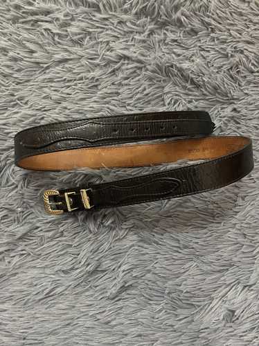 Navajo Country Leather Belt C12755 - Circle B Western Wear