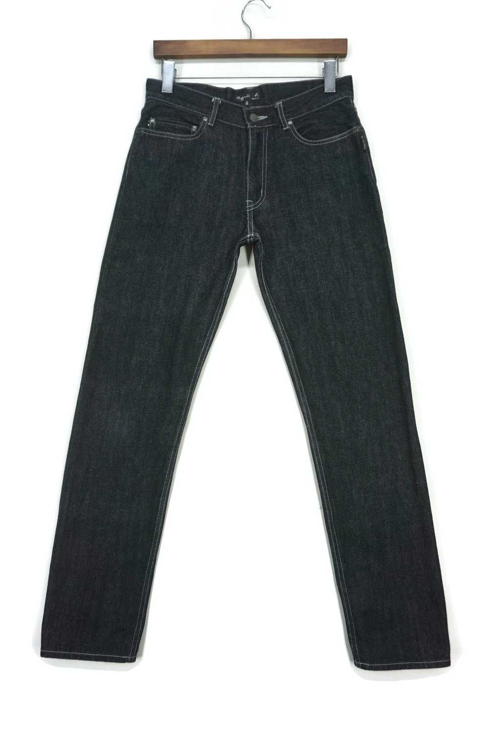 Agnes B. × Designer Selvedge Jeans Straight Leg P… - image 2