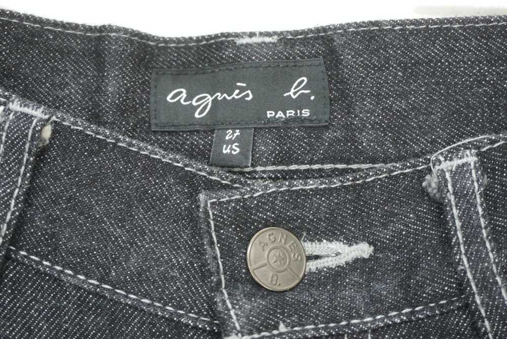 Agnes B. × Designer Selvedge Jeans Straight Leg P… - image 5