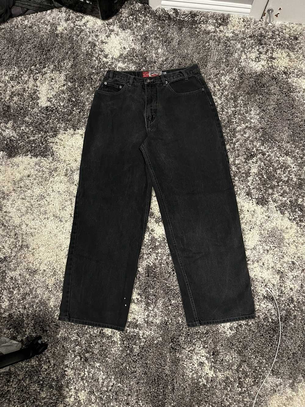 Bugle Boy black wide leg bugle boy jeans - image 2