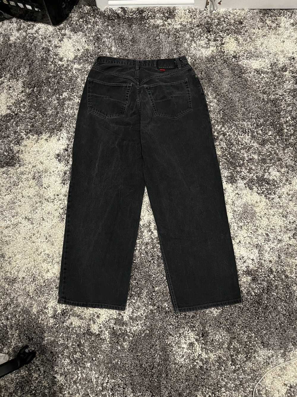 Bugle Boy black wide leg bugle boy jeans - image 4