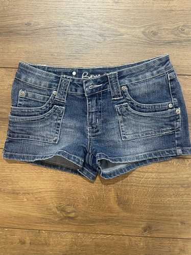 Vintage Vintage Blue Y2K Mini Shorts