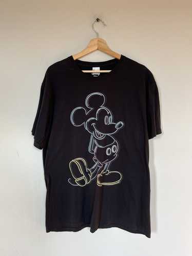 Disney × Mickey Mouse Neon Mickey Mouse Shirt