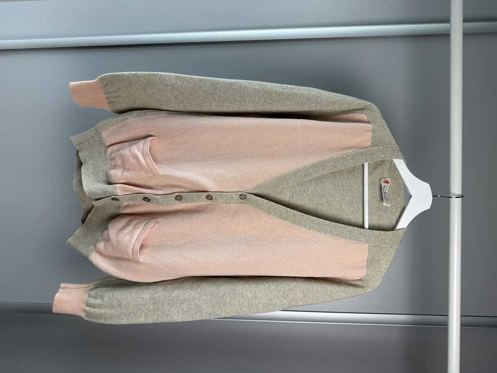 Burberry × Pringle Of Scotland Grey and pink wool… - image 1