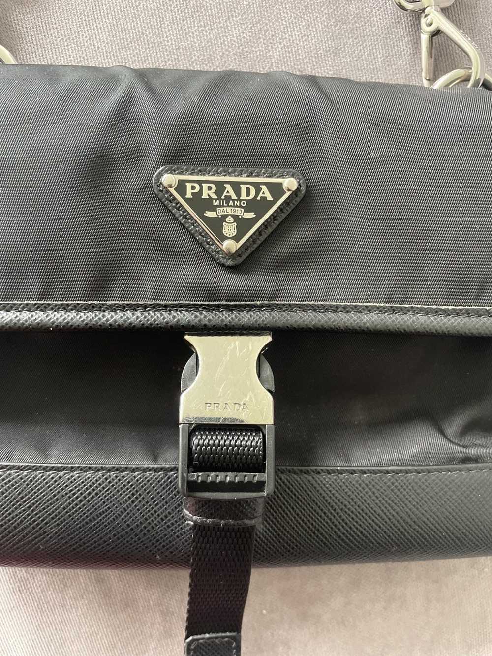 Prada Prada Re-Nylon and Saffiano leather case me… - image 3