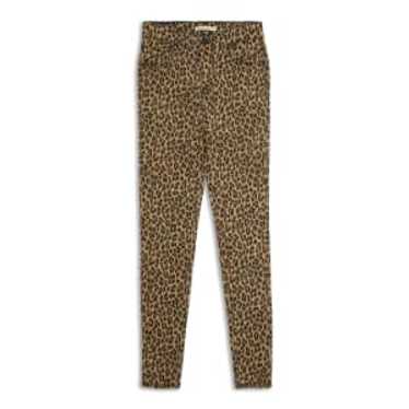 Seven7 Women's Plus Size HIGH Rise Printed Skinny Jean, Leopard