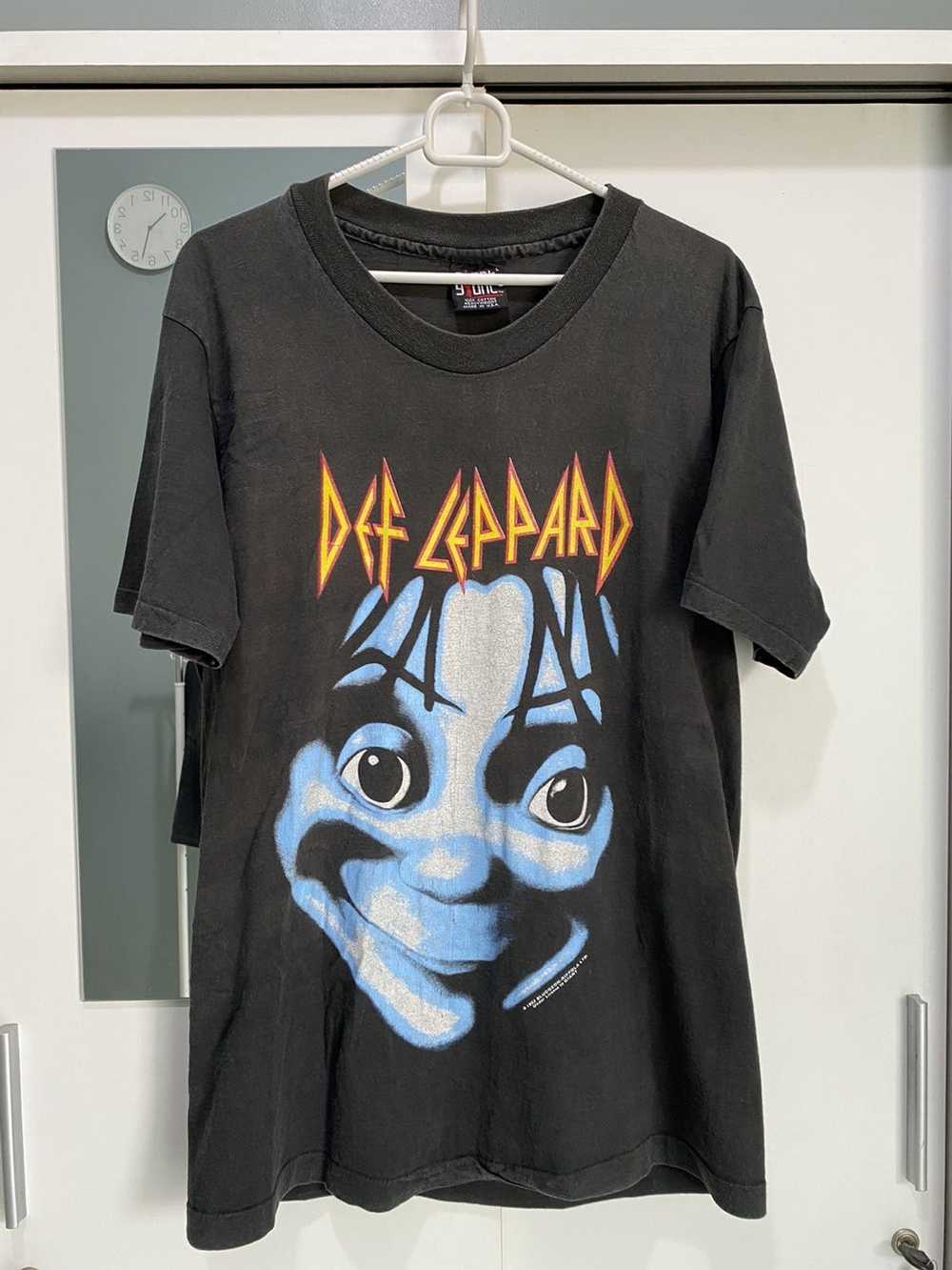 Band Tees × Giant × Vintage Def Leppard Adrenaliz… - image 1