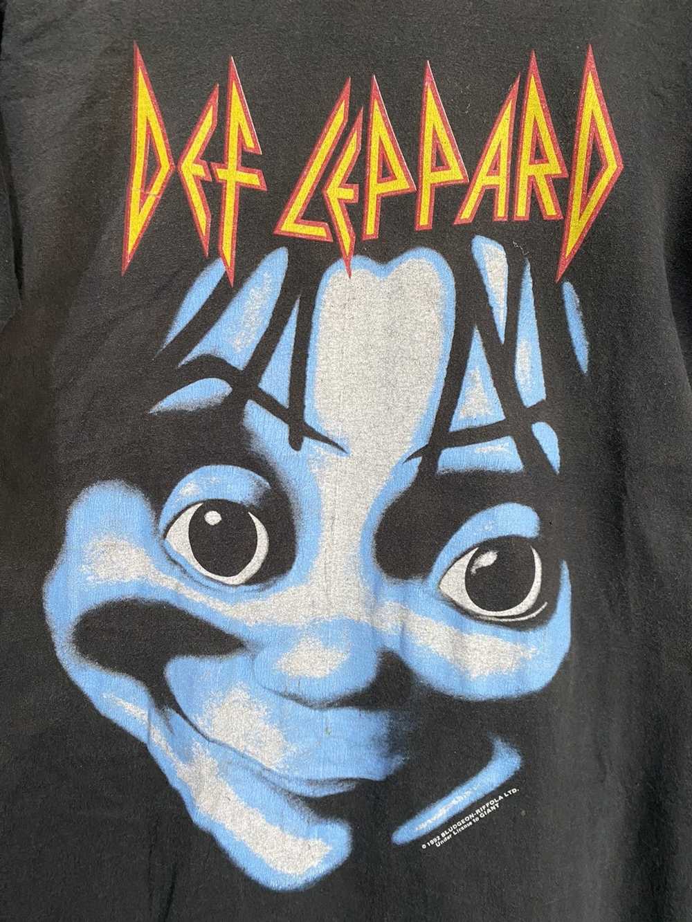 Band Tees × Giant × Vintage Def Leppard Adrenaliz… - image 2