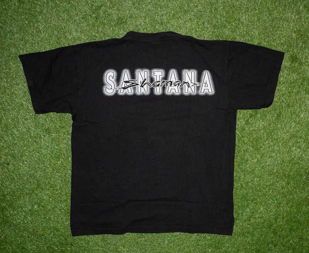 Band Tees × Vintage Vintage 00s Santana Shaman Th… - image 3