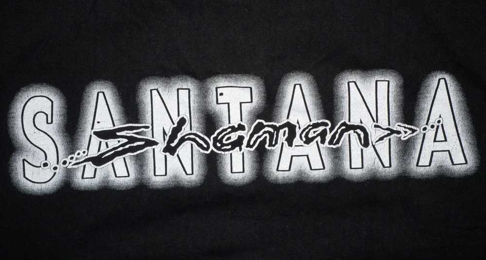 Band Tees × Vintage Vintage 00s Santana Shaman Th… - image 4