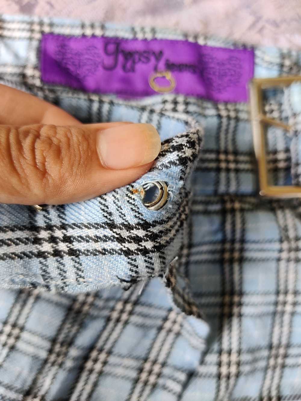 Tripp Nyc × Vintage 🔥NEEDGONE🔥Plaid Buckled Ple… - image 10