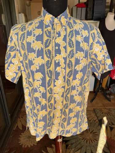 Reyn Spooner Reyn Spooner Hawaiian Print Blue/Yell