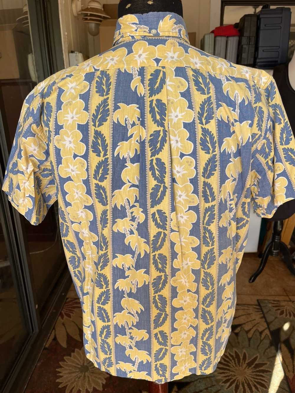 Reyn Spooner Reyn Spooner Hawaiian Print Blue/Yellow … - Gem