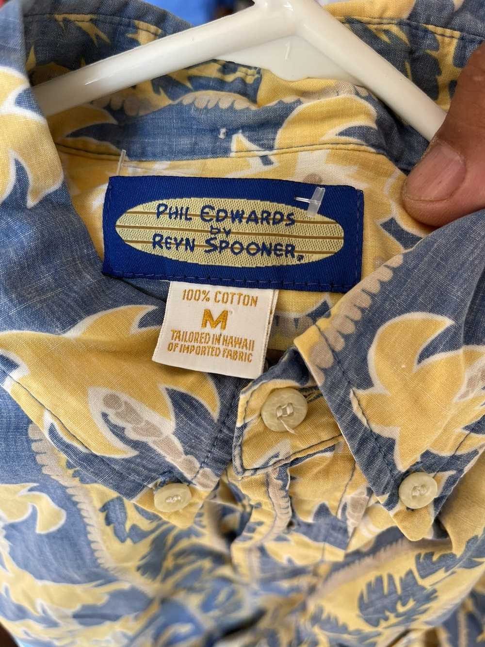 Reyn Spooner Reyn Spooner Hawaiian Print Blue/Yellow … - Gem