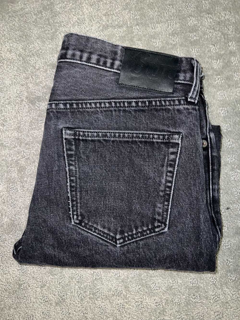 Supreme × Vintage Supreme stone washed black slim… - image 4