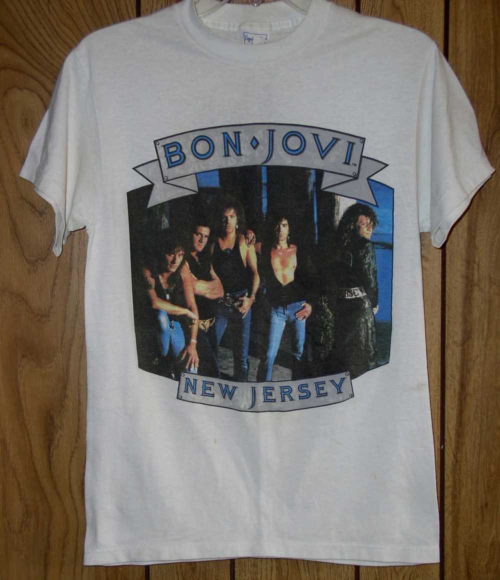 Bon Jovi × Rock T Shirt × Vintage Bon Jovi Concer… - image 1