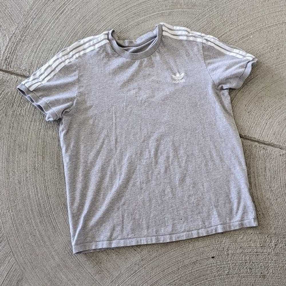 Adidas ADIDAS ORIGINALS 3 Stripe T-Shirt Size Lar… - image 2