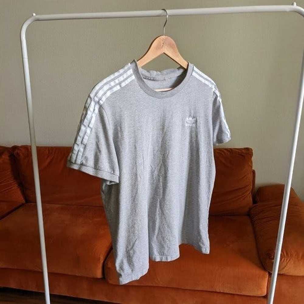 Adidas ADIDAS ORIGINALS 3 Stripe T-Shirt Size Lar… - image 4