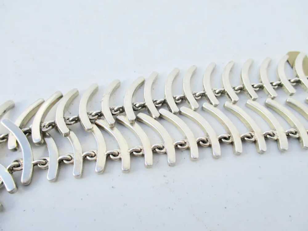 Skeletal Motif Sterling Silver Mexican Necklace  … - image 4